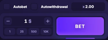 Lucky Jet demo controls captured on 3 October 2026, showing a 1 USD bet, 2.00 target, and unchecked Autobet and Autowithdrawal options